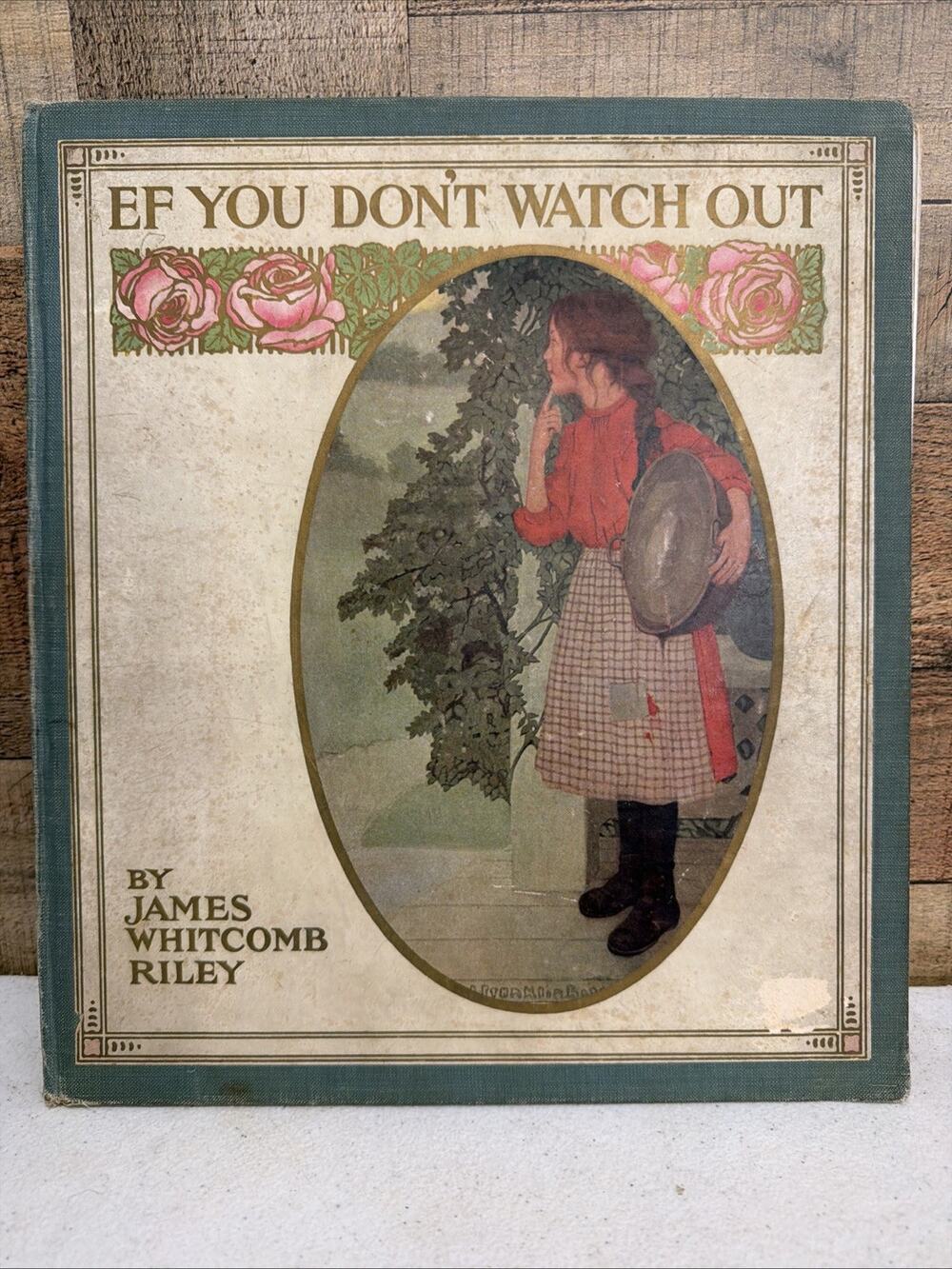 1908 Little Orphan Annie James Whitcomb Riley Ethel Betts Bobbs-Merrill Antique
